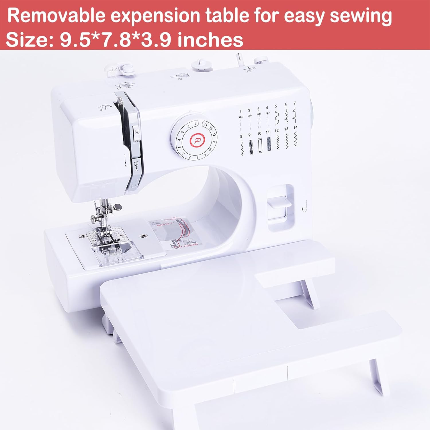 Heavy-Duty Sewing Machine with 30 Stitch Options