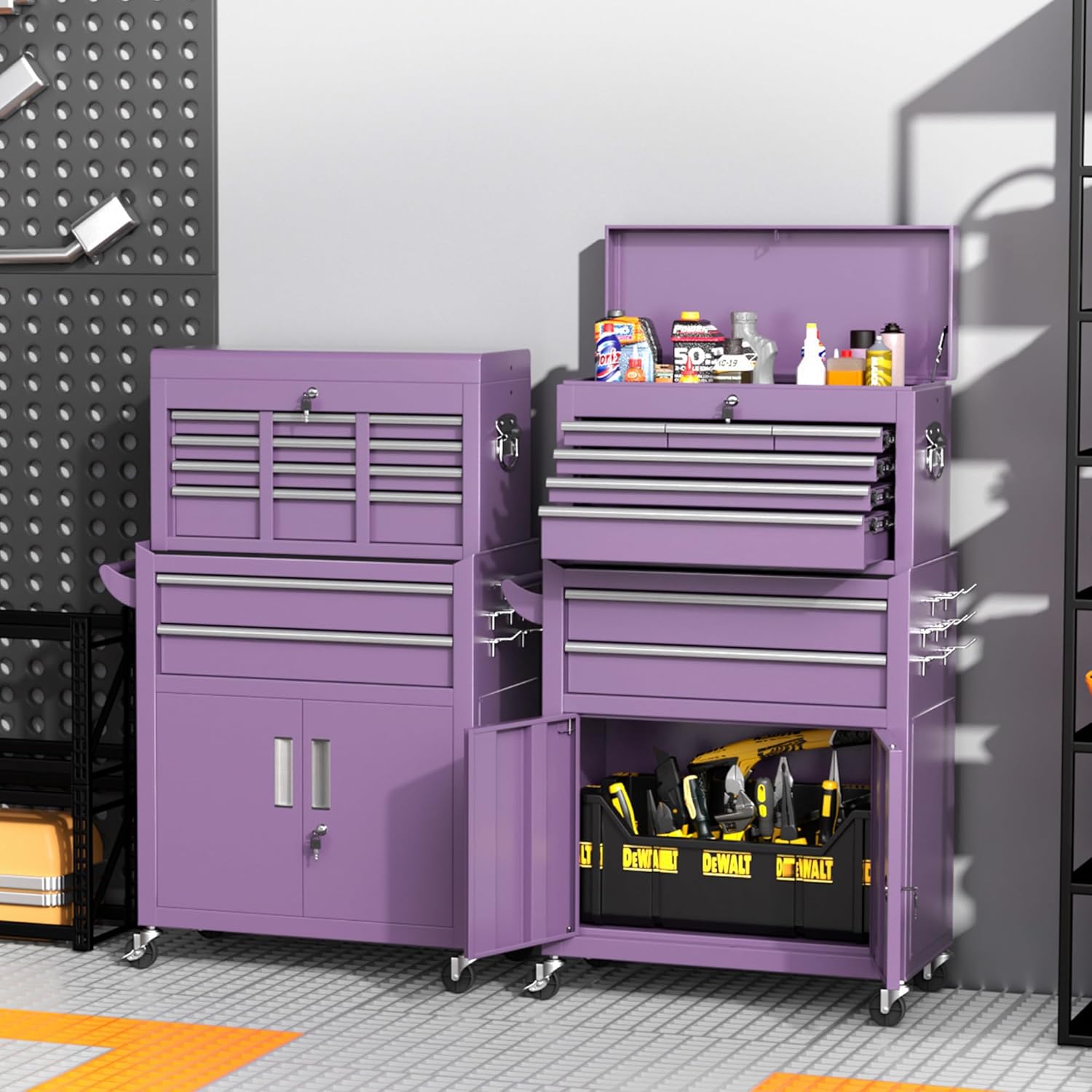 Master Crafter’s Tool Chest with Locking Wheels