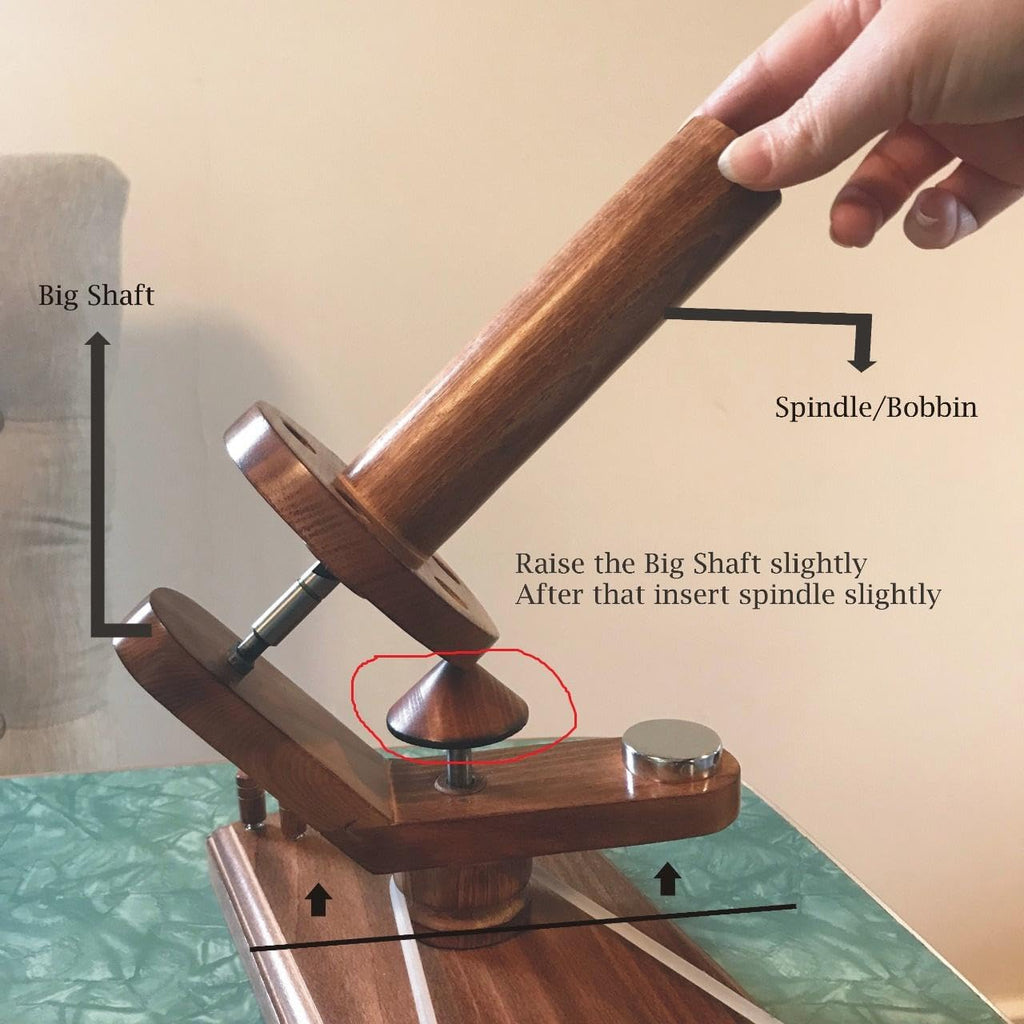Artisan Wooden Yarn Swift & Skein Winder Set